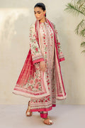 JAZMIN - 3PC Unstitched Printed Viscose Shirt with Printed Dupatta and Printed Trouser