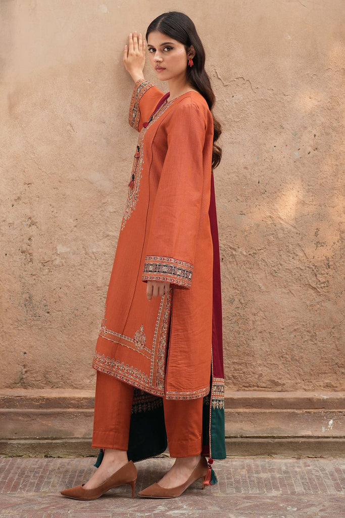 JAZMIN WINTER DHANAK UNSTITCHED 3PC WITH PRINTED WOOL SHAWL