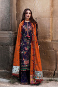 Hussain Rehar Unstitched Dhanak 3PC With Embroidered Shawl