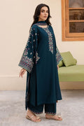 Batik - 3PC Dhanak Embroidered Shirt with Embroidered Dhanak Shawl (Unstitched)