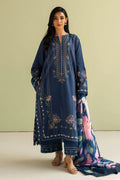 Zara Shahjahan - Unstitched Luxury Dhanak Heavy Embroidered 3PC Suit (SYT-123)