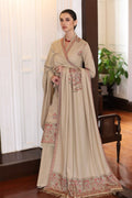 BAREEZE WINTER - DHANAK UNSTITCHED 3PC WITH HEAVY EMBROIDERED SHAWL (SYT-148)