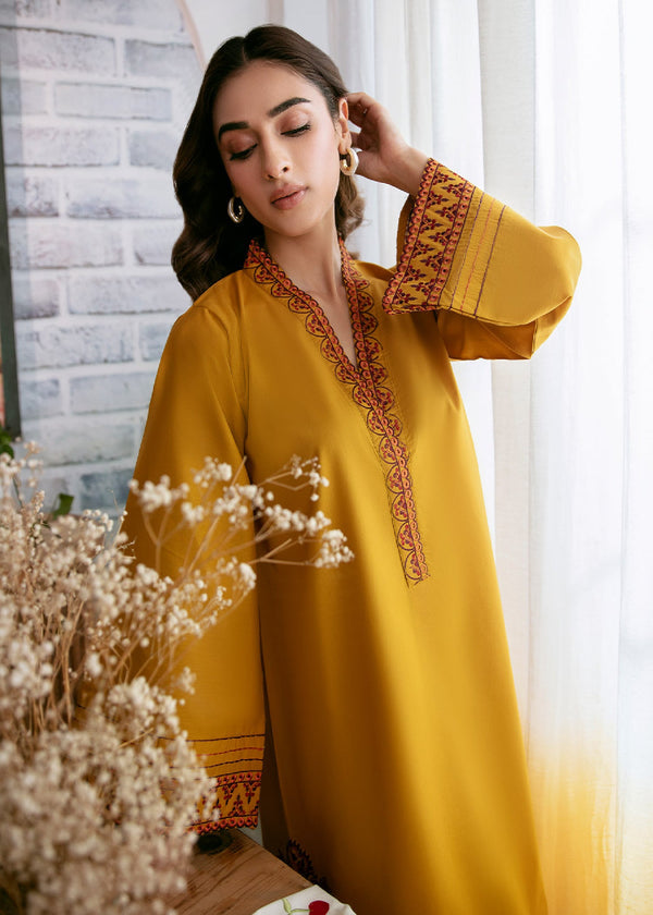 Urge - Unstitched Luxury Dhanak Heavy Embroidered 2PC Suit (SYT-163)