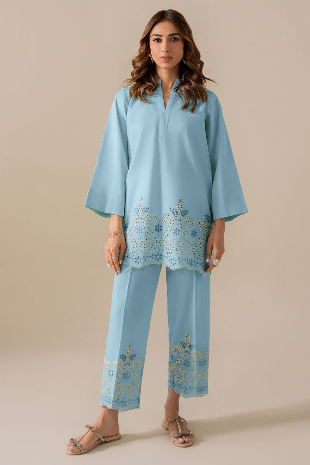 BATIK - Unstitched Luxury Dhanak Embroidered 2PC Suit (SYT-171)