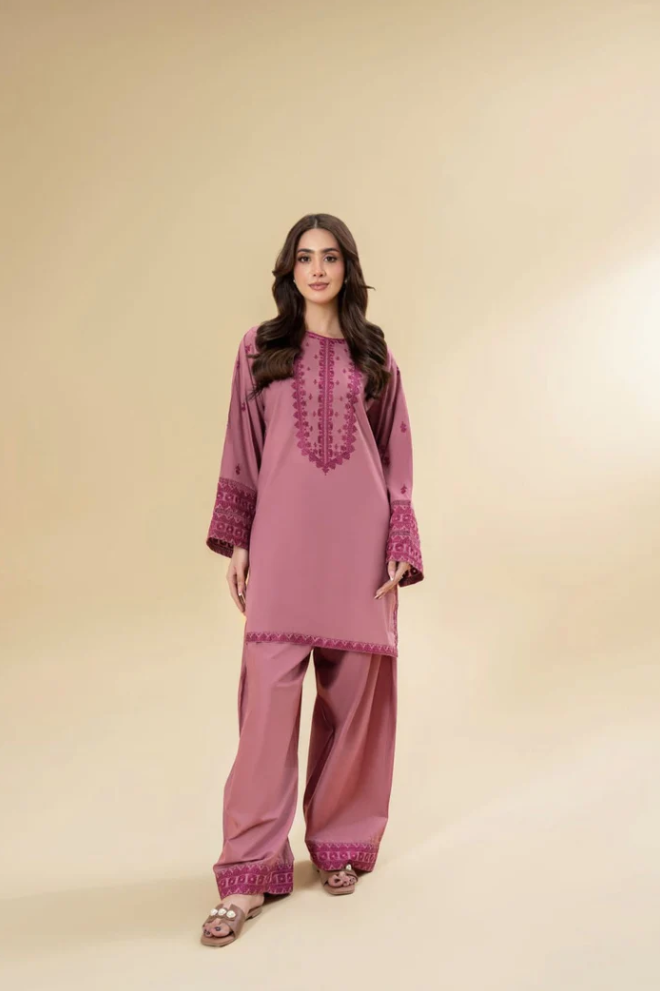 LAZULI - Unstitched Luxury Dhanak Embroidered 2PC Suit (SYT-169)