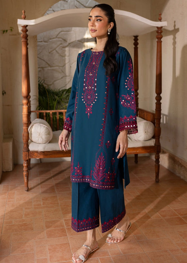 BATIK - Unstitched Luxury Dhanak Embroidered 2PC Suit (SYT-175)