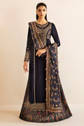 Jazmin 3PC Embroidered Velvet Suit with Embroidered Organza Dupatta (SYT-200)