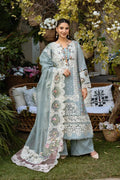 ELAF - UNSTITCHED DHANAK EMBROIDERED 3PC WITH KHAADI NEW EMBROIDERED SHAWL (SYT-207)